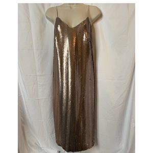 JCrew bronze/gold sequined dress size 6 NWT